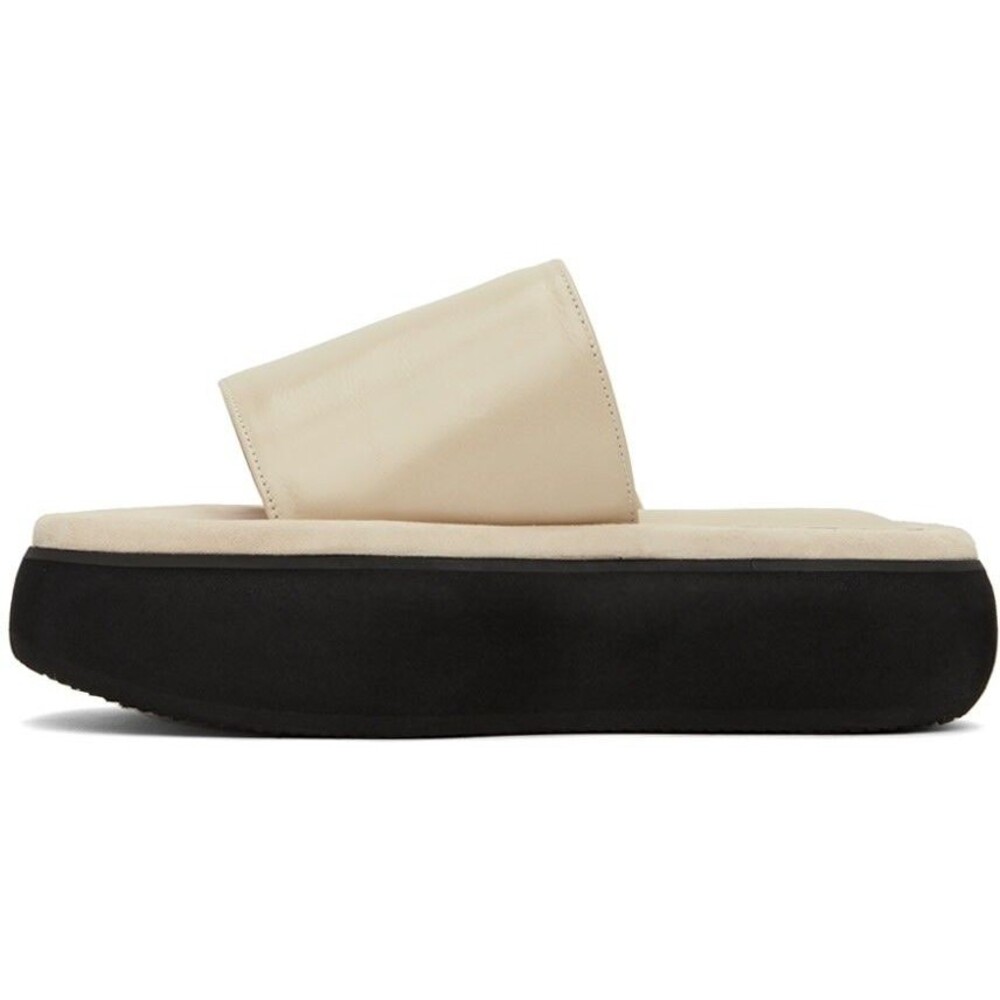 !! OSOI Padded Boat Slides - Off White - Women's Size EU 39 - Brand NEW!!